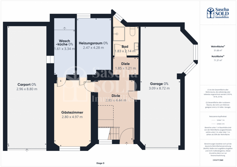 Untergeschoss Einfamilienhaus Ottweiler