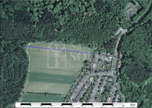 Satellitenansicht - Parzelle 2 Mehrere Gr�nfl�chen, Acker und Wiesen in Dillingen, Saar