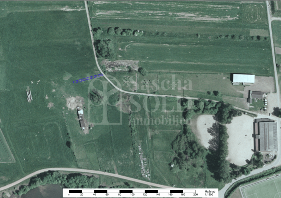 Satellitenansicht - Parzelle 4 Land- / Forstwirtschaft - Grdst. Dillingen/Saar
