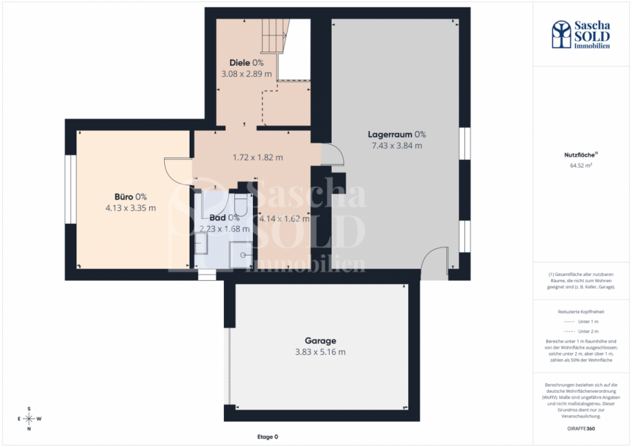 Erd- und Untergeschoss B�ro / Praxis Sankt Ingbert