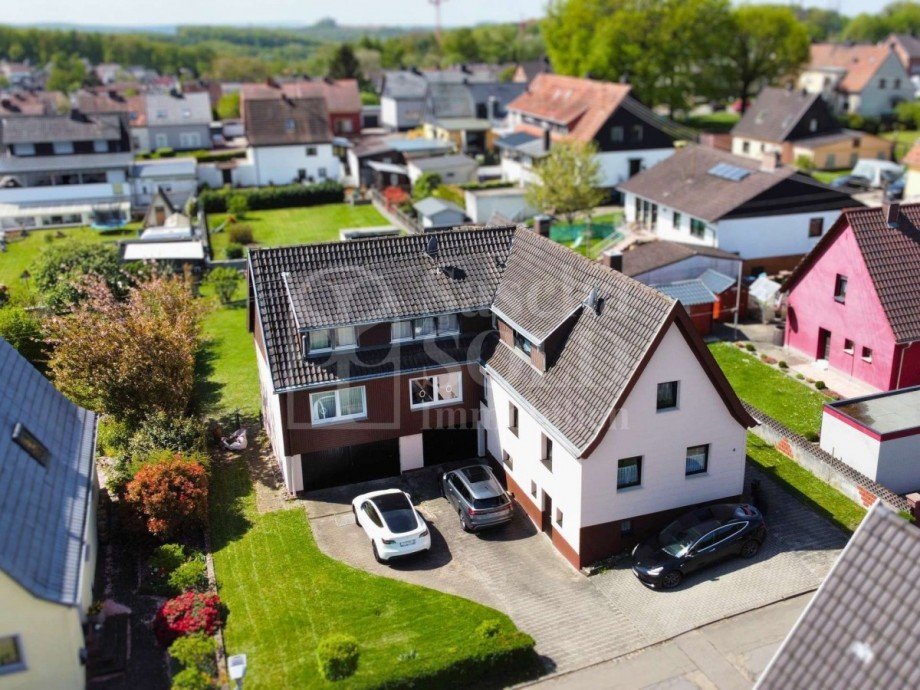 Drohnenaufnahme Mehrfamilienhaus Friedrichsthal