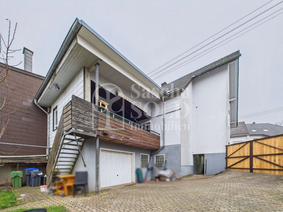 Geb�ude-R�ckseite Einfamilienhaus Eppelborn