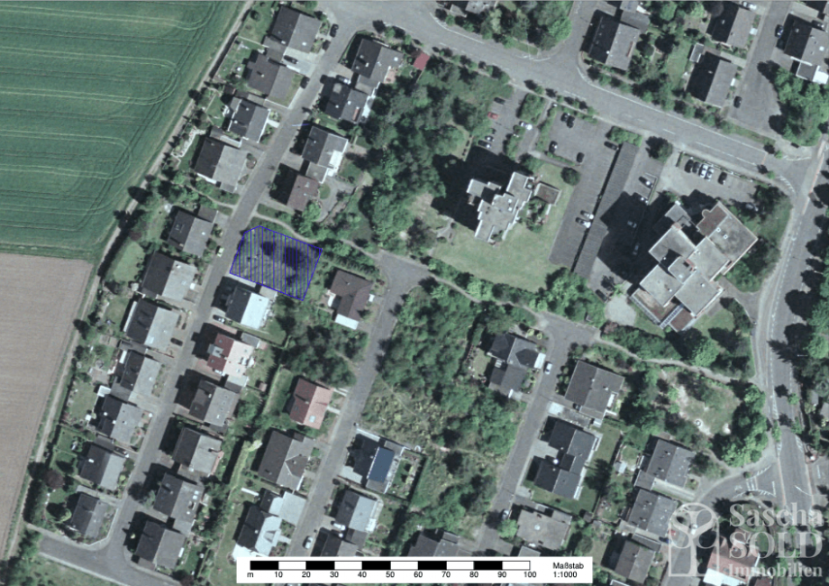 Satellitenansicht Wohngrundst�ck Dillingen/Saar