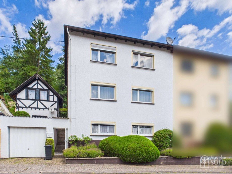 Stra�enansicht Doppelhaush�lfte Spiesen-Elversberg