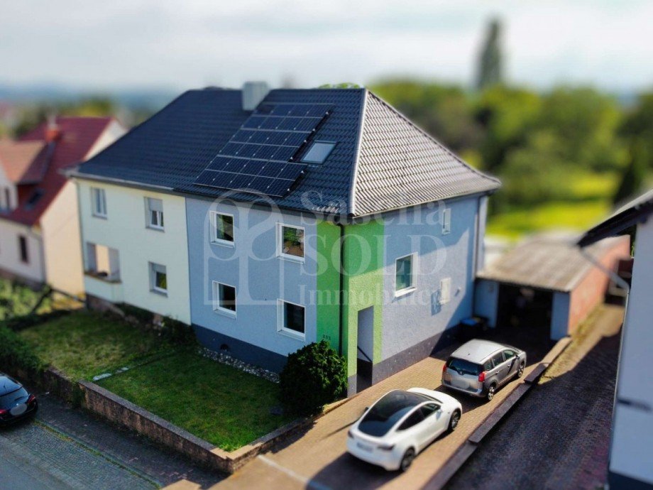 Luftaufnahme Doppelhaush�lfte Bexbach