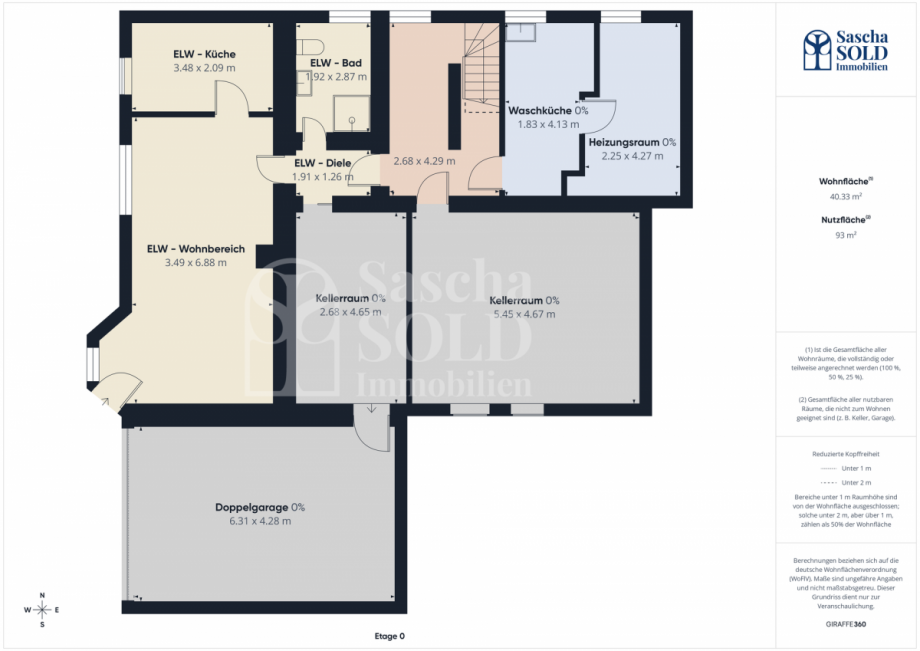 Unter- und Erdgeschoss Einfamilienhaus Sankt Ingbert