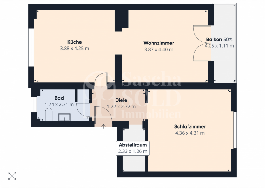 Grundriss Etagenwohnung Spiesen-Elversberg