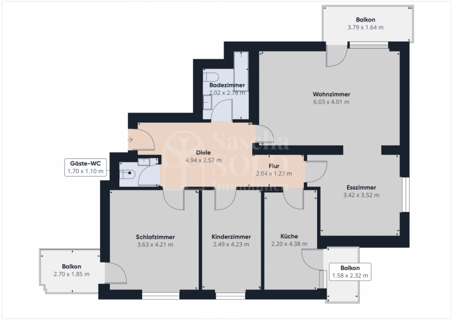 Grundriss Etagenwohnung Saarbr�cken