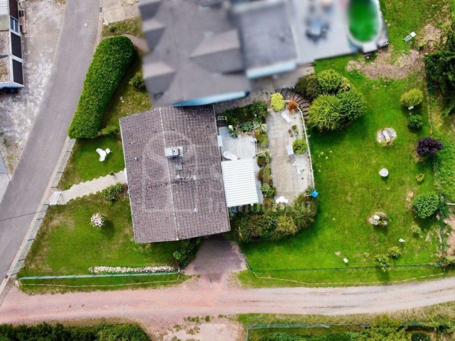 Drohnenaufnahme Einfamilienhaus Merchweiler