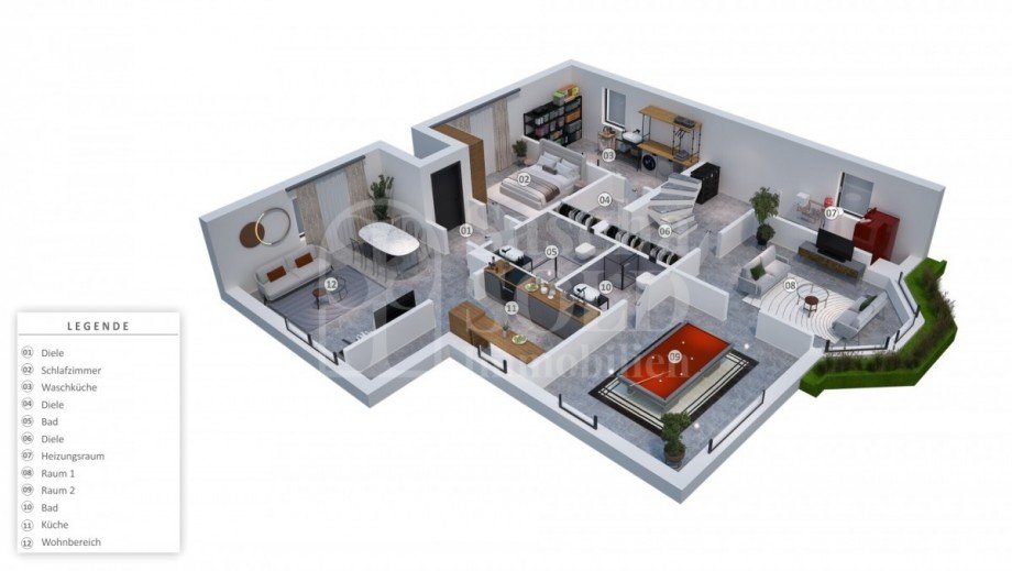 Untergeschoss Erdgeschosswohnung Kirkel