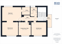 Grundriss Helle 4-ZKB-Wohnung in St. Ingbert mit Balkon mit Garage & gro�em Kellerraum