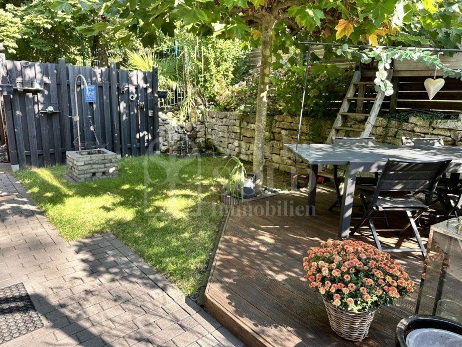 Garten Reihenendhaus Sankt Ingbert