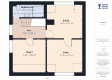 Dachgeschoss Gepflegtes Einfamilienhaus mit Terrasse, Garten, Garage in Heusweiler - Holz