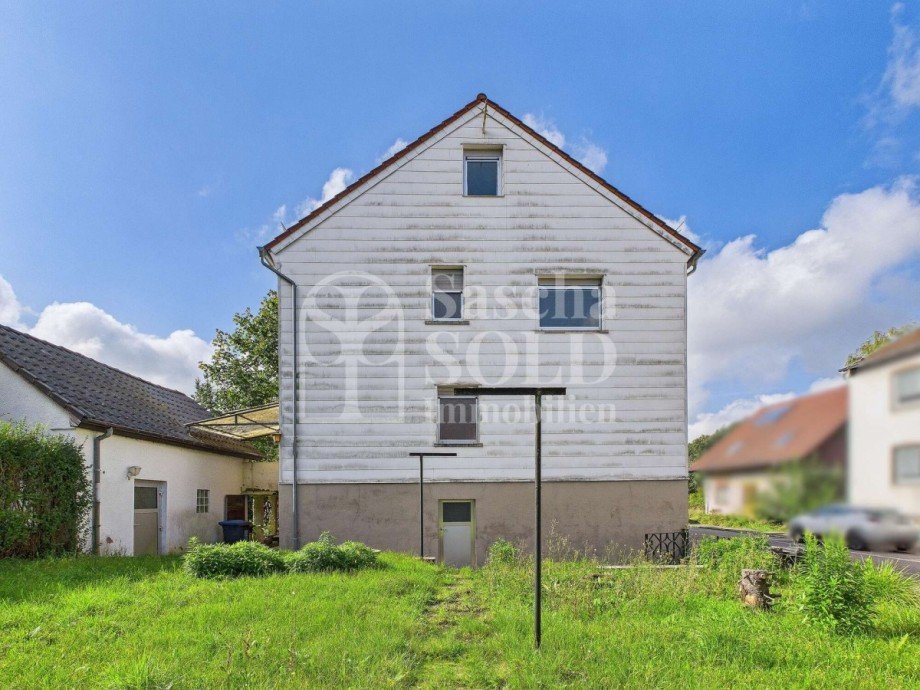 Gartenseite Doppelhaush�lfte Sankt Ingbert