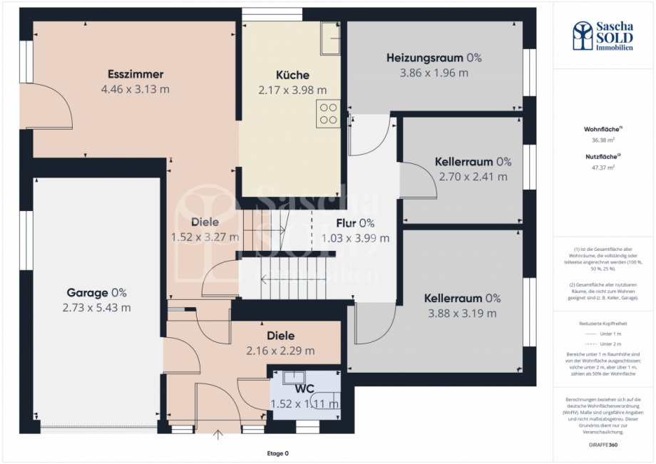 Erd- und Untergeschoss Einfamilienhaus Spiesen-Elversberg