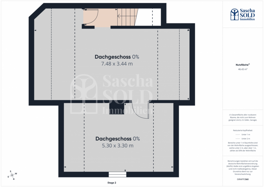 Dachgeschoss Reiheneckhaus Spiesen-Elversberg