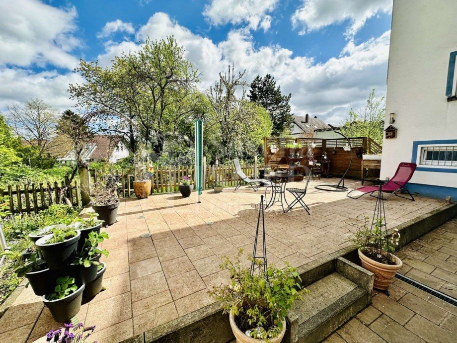 Sonnige Terrasse Einfamilienhaus Wiebelskirchen