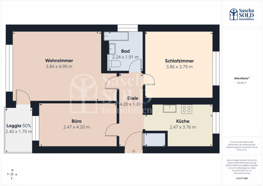Grundriss Etagenwohnung Sankt Ingbert