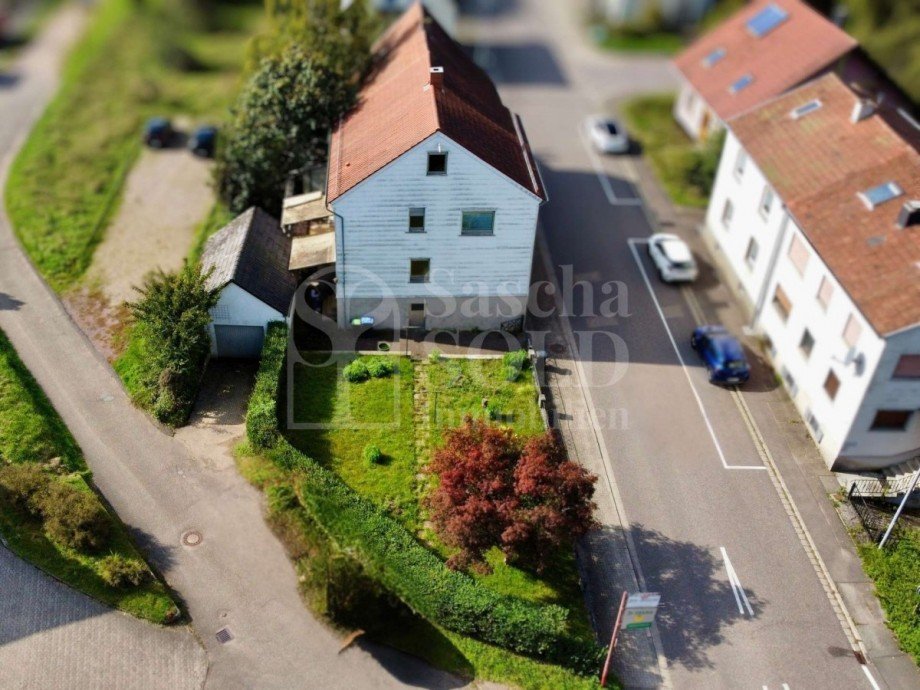Drohnenaufnahme Doppelhaush�lfte Sankt Ingbert