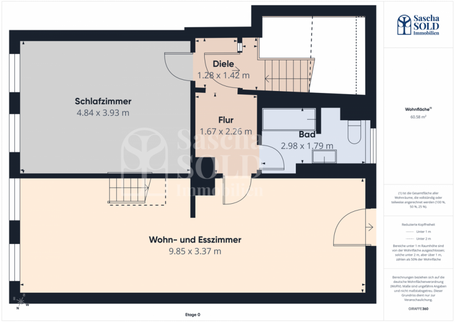 Grundriss Etagenwohnung Sankt Ingbert
