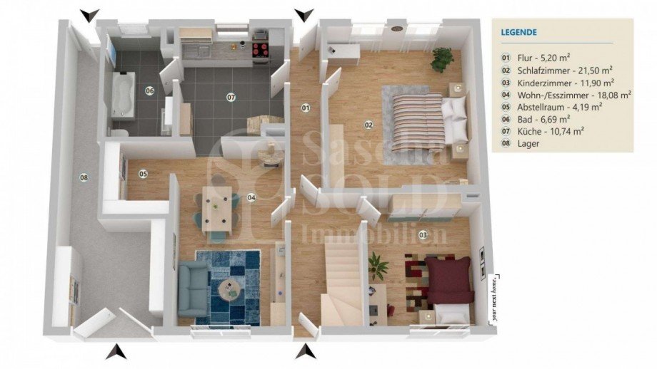 EG - Grundriss Zweifamilienhaus Blieskastel