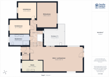Erdgeschoss Gepflegter Bungalow mit Grundofen, sonniger Terrasse, Garten und Garage in Dudweiler-S�d