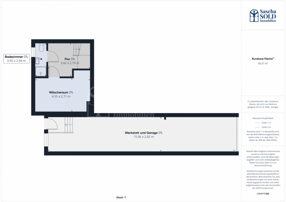 Grundriss - KG Reihenendhaus Sankt Ingbert