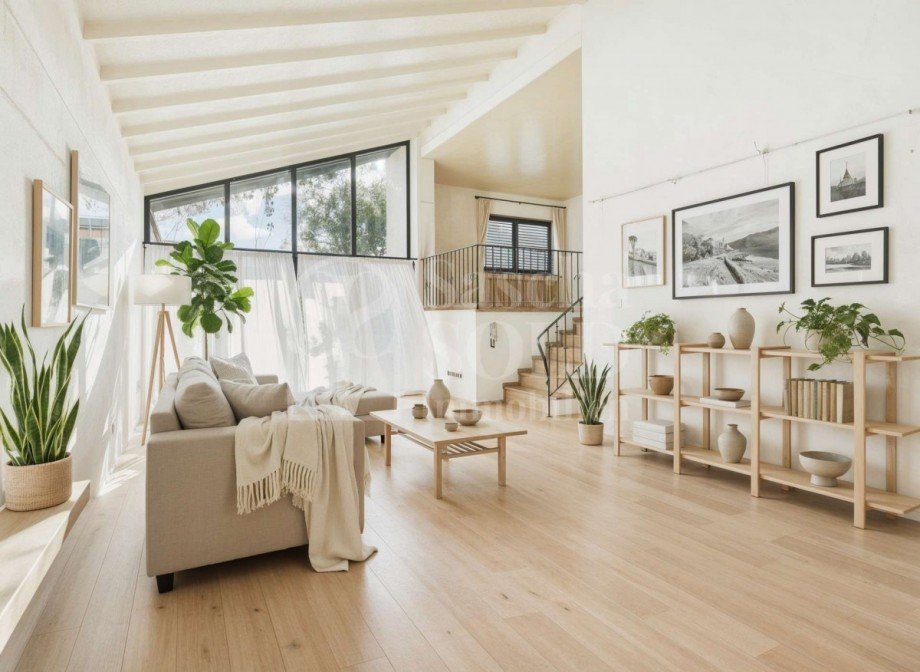 Wohnbereich (Einrichtungsbeispiel) Einfamilienhaus Spiesen-Elversberg