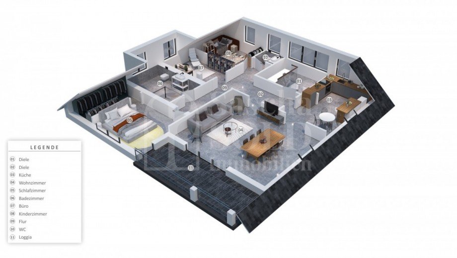 Dachgeschoss Dachgeschosswohnung Kirkel