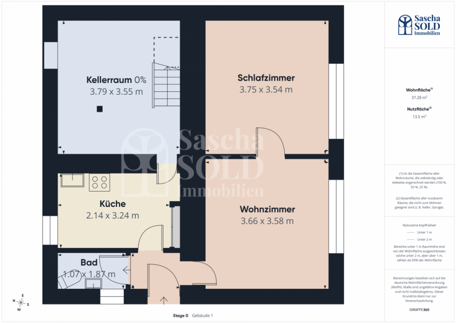 Grundriss - EG/UG Doppelhaush�lfte Spiesen-Elversberg