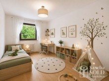 Einrichtungsbeispiel (KI generiert) Helle 3-ZKB-Wohnung mit gutem Grundriss, Balkon & Garage in beliebter Lage von St. Ingbert-S�d