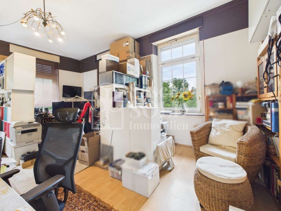 Wohnzimmer/Homeoffice Etagenwohnung Quierschied