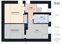 Dachgeschoss Gepflegtes Einfamilienhaus mit 4 Zimmern, 2 B�dern, Terrasse, Carport - N�he Stadtpark St. Ingbert