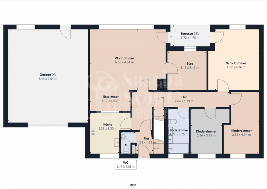 Grundriss - EG Einfamilienhaus Schiffweiler