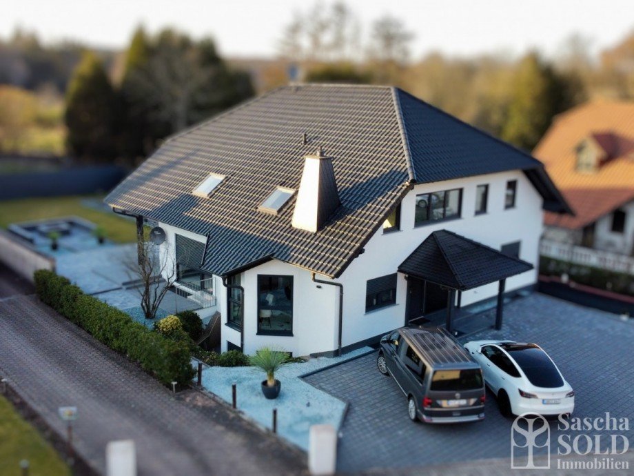 Drohnenaufnahme Villa Kirkel