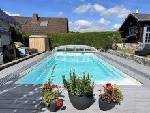 Au�enanlagen - Pool Freistehendes Einfamilienhaus mit Pool, Sauna und PV-Anlage - Viel Platz & Komfort in ruhiger Lage