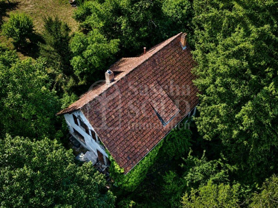 Drohnenaufnahme Einfamilienhaus Blieskastel
