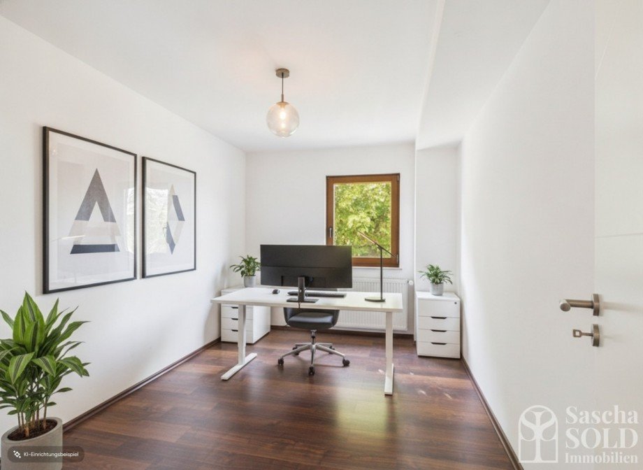Einrichtungsbeispiel -B�ro Wohnung Riegelsberg