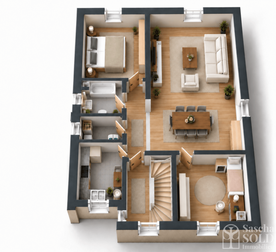OG - Grundriss Zweifamilienhaus Saarbr�cken