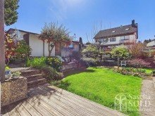 Au�enanlagen Gepflegter Bungalow mit Grundofen, sonniger Terrasse, Garten und Garage in Dudweiler-S�d