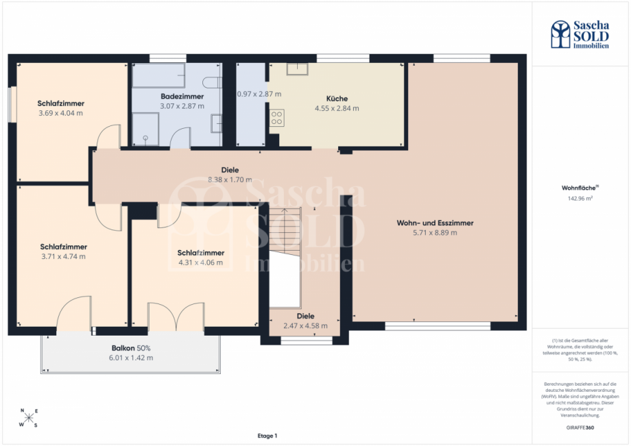 OG - Grundriss Einfamilienhaus Sankt Ingbert